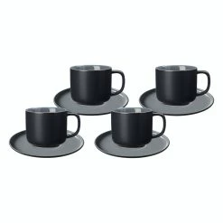 Null 18-tlg. Kaffeeservice Londen Lampart Nero Schwarz 11 Null 18-tlg. Kaffeeservice Londen Lampart Nero Schwarz -Null Shop 04a59bd4 138a 4785 8162 b390d8c56bee
