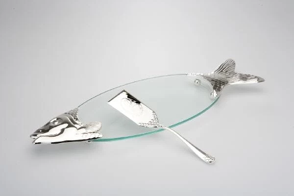 Null Lachsplatte Glas Mit Heber 58,0 X 19,0 Cm Versilbert Anlaufgeschützt 3 Null Lachsplatte Glas Mit Heber 58,0 X 19,0 Cm Versilbert Anlaufgeschützt