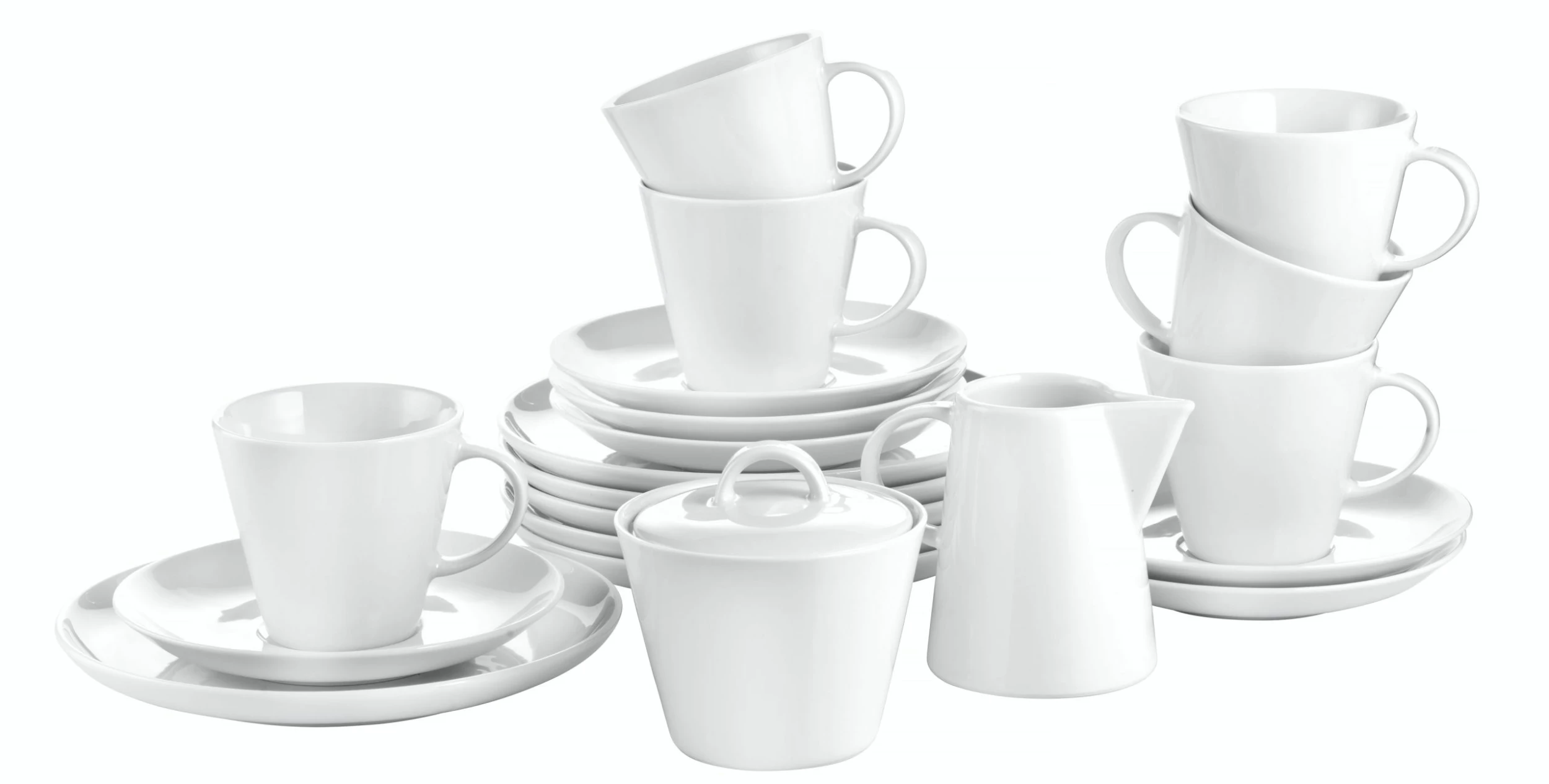 Null 18-tlg. Kaffeeservice Londen Lampart Nero Schwarz 4 Null 18-tlg. Kaffeeservice Londen Lampart Nero Schwarz – Bild 2