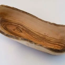 Null Rustikale Schale Oval 12-14 Cm