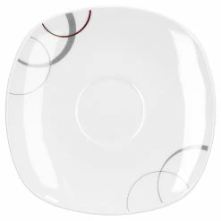 Null 6er Set Espressotasse Palazzo 11cl Mit Untertasse 12,3cm - Aus Weißem Porzellan Mit Dekor-Kreisen In Grau Und Dunkelrot -Null Shop 1d3c3f2d 18e7 416c be15 fe2c1d35de39 scaled