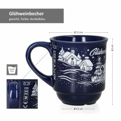 Null 3160110 - 6er Set Glühweinbecher In Dunkelblau Mit Weihnachtslandschaft 0,2L Geeicht -Null Shop 2939bd18 de57 48bc b857 2960d829dbc3 scaled
