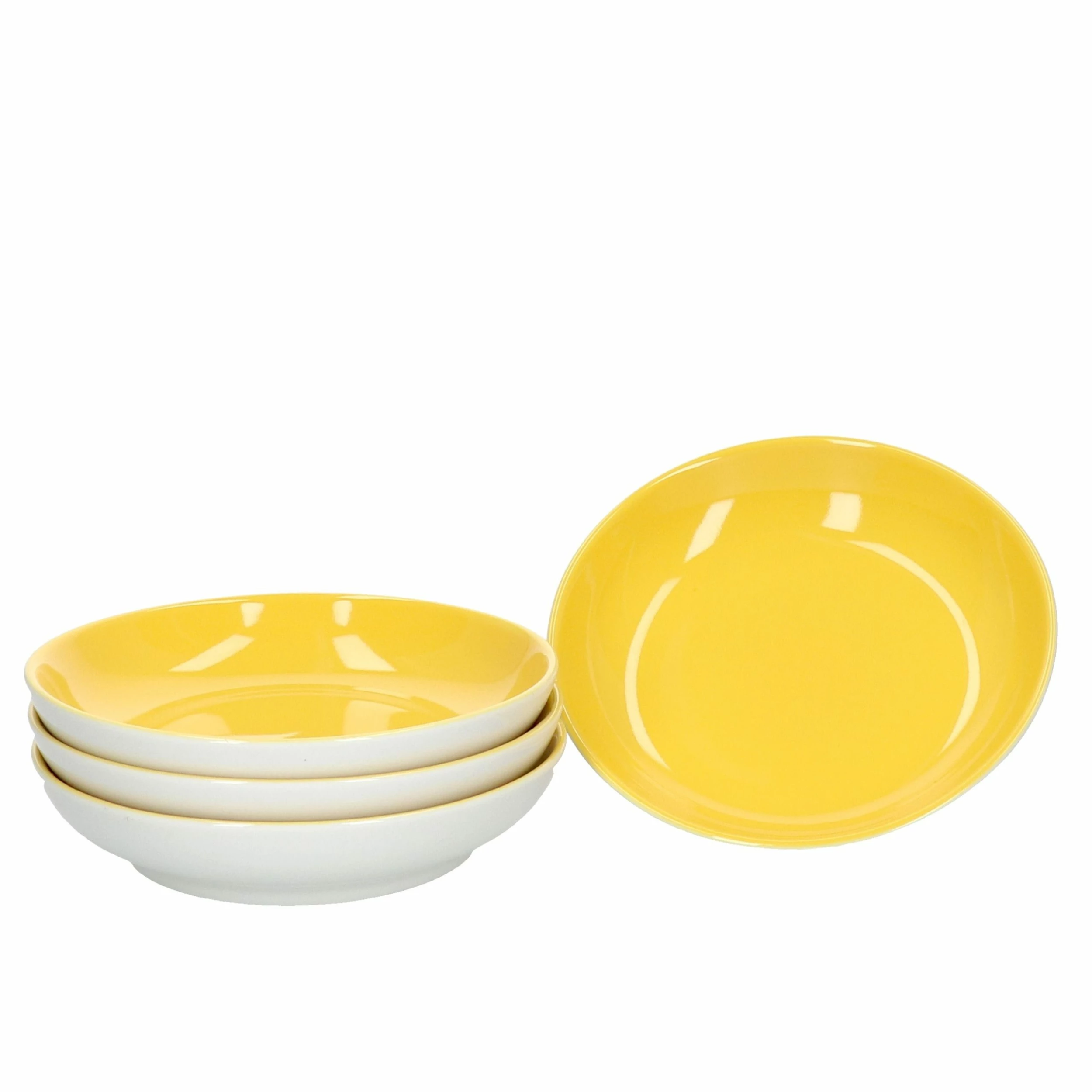 Null 4er Set Schale 13cm Flach Gelb Doppio - Ritzenhoff 64308 3 Null 4er Set Schale 13cm Flach Gelb Doppio - Ritzenhoff 64308