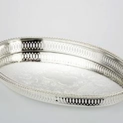 Null Galerie-Tablett Oval 20,5 X 15,0cm, H 4,5cm Versilbert -Null Shop 2d29235a 75d0 48a3 811c 07b77355e8f9