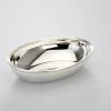 Null Schale Oval Glatt Poliert 22,0 X 16,0 Cm Versilbert Anlaufgeschützt