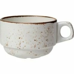 Null Steelite Tasse Stapelbar 0,29 L Weiß - Craft White 12 Er