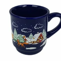 Null Glühwein Becher Tasse Keramiktasse Weihnachten Glühweinbecher Aus Keramik 0,2 L Design 1