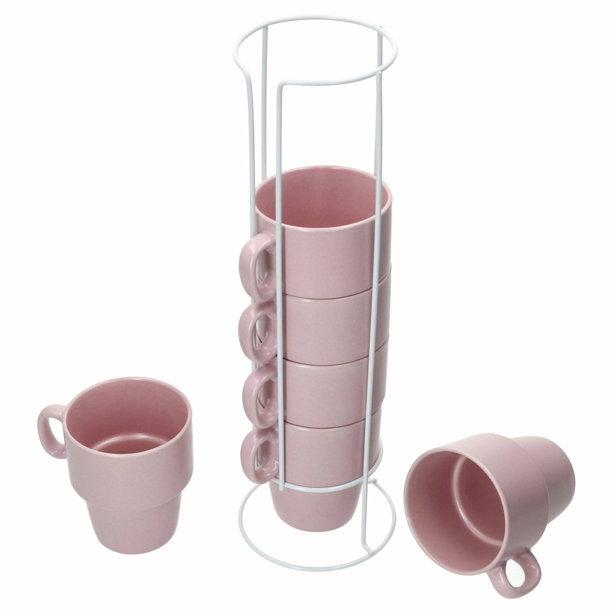 Null 6er Set Kaffeebecher Mit Ständer Stata 250ml Grau Tasse Henkel Porzellan Stapelbar 4 Null 6er Set Kaffeebecher Mit Ständer Stata 250ml Grau Tasse Henkel Porzellan Stapelbar – Bild 2