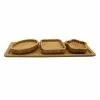 Null Schäfer Bambusbrett 43,5 X 14,5 X 4 Cm Snackschalen 4er Set St.Trapez Für Snacks, Dipps, Nüsse -Null Shop 6a0ba889 0fa2 4811 b868 2e0ee843def2 2