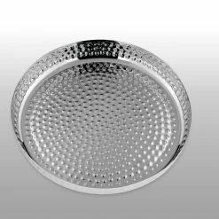 Null Edelstahl Schale Rund 28 Cm, Schale In Aufwendiger Hammerschlag-Optik -Null Shop 74c431b0 12cc 442b 8513 4e3e8d54bd3d