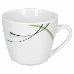 Null Kaffeetasse 20cl Und Kaffeeuntertasse 14,5cm Donna - Weißes Porzellan Mit Linien- Dekor In Schwarz, Grau Und Grün -Null Shop 7e1a490e b8b3 4224 8a02 f43ff988d9d0 scaled