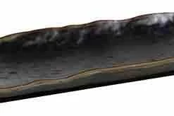 Null APS 84118 Tablett -MARONE- 39 X 16 Cm, H: 3 Cm