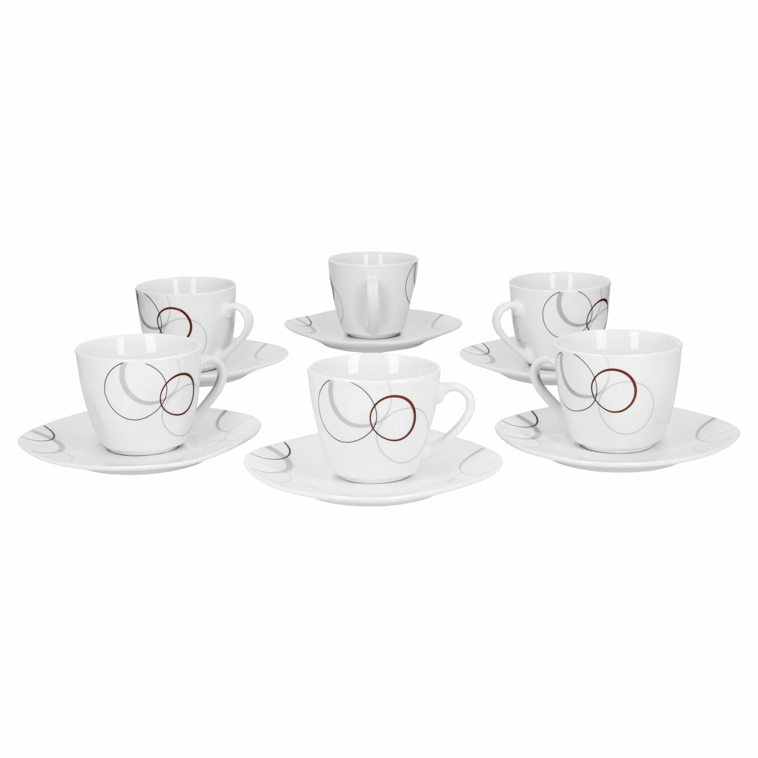 Null 6er Set Kaffeetasse 20cl Mit Kaffeeuntertasse 15cm Harmony 5 Null 6er Set Kaffeetasse 20cl Mit Kaffeeuntertasse 15cm Harmony – Bild 3