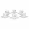 Null 6er Set Kaffeetasse 20cl Und Kaffeeuntertasse 14,5cm Palazzo - Aus Weißem Porzellan Mit Dekor-Kreisen In Grau Und Dunkelrot 2 Null 6er Set Kaffeetasse 20cl Und Kaffeeuntertasse 14,5cm Palazzo - Aus Weißem Porzellan Mit Dekor-Kreisen In Grau Und Dunkelrot -Null Shop 950c545e 21fd 47aa ab81 5bc9fd5ad606 3 scaled
