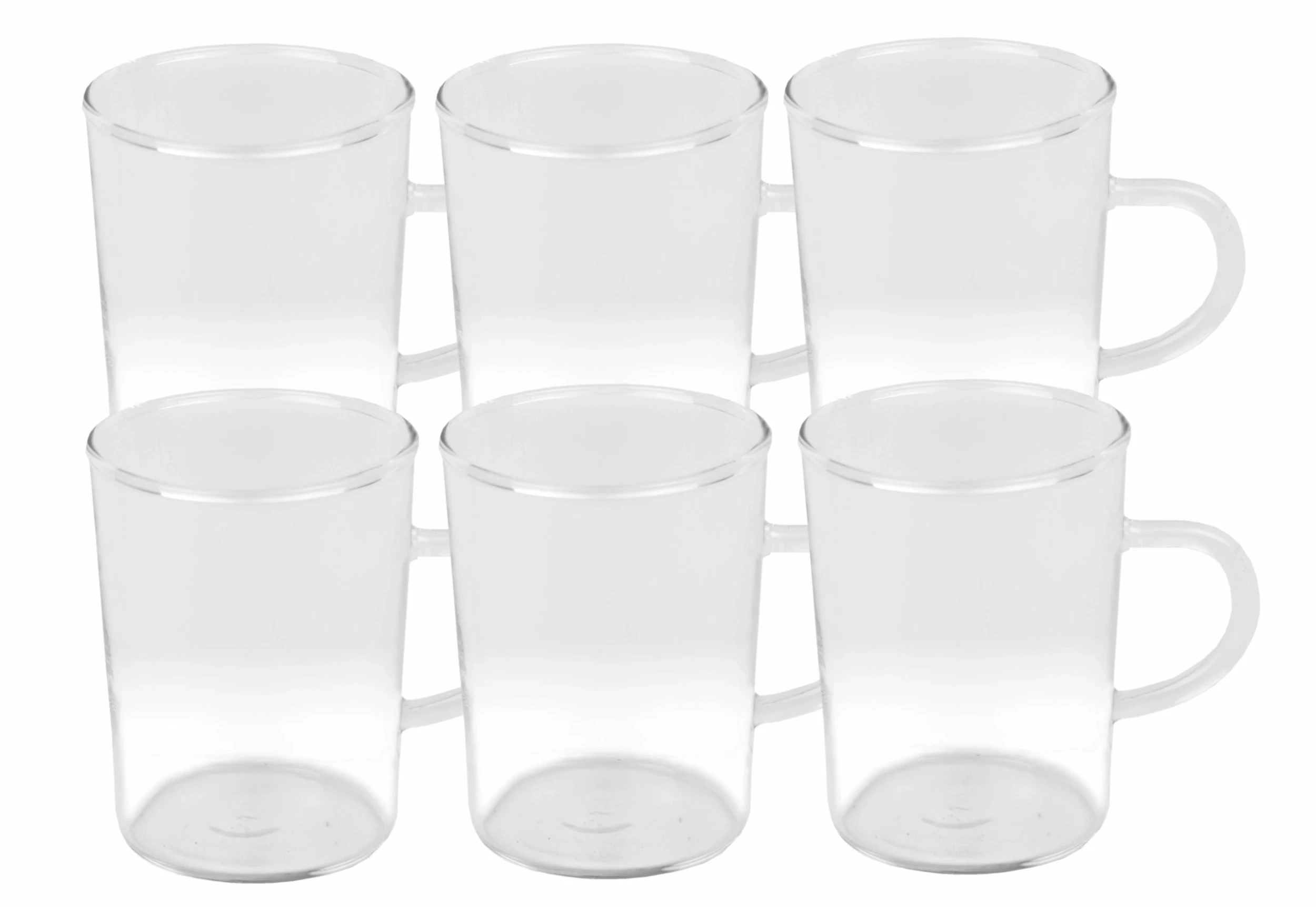 Null 12er Set Teeglas Ceylon 220ml - Klassische Teetasse Aus Hitzebeständigem Glas Mit Henkel 5 Null 12er Set Teeglas Ceylon 220ml - Klassische Teetasse Aus Hitzebeständigem Glas Mit Henkel – Bild 3