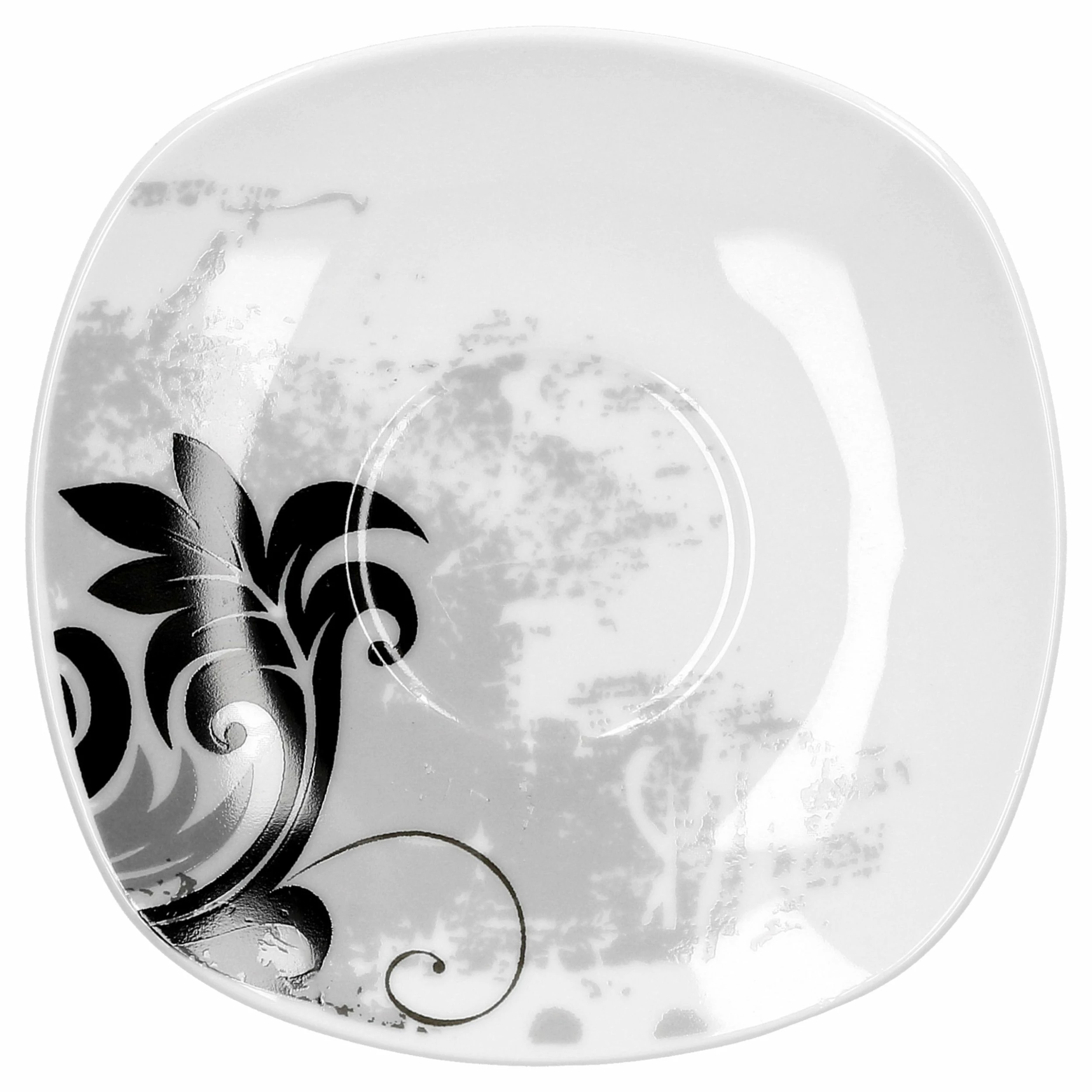 Null 6er Set Espressotasse Mit Untertasse Black Flower 8 Null 6er Set Espressotasse Mit Untertasse Black Flower – Bild 6