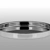 Null Tablett Rund, Glatt Poliert Edelstahl D: 32,0cm, H: 3,0cm