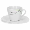 Null Kaffeetasse 20cl Und Kaffeeuntertasse 14,5cm Donna - Weißes Porzellan Mit Linien- Dekor In Schwarz, Grau Und Grün -Null Shop cdf69a1a 5ab6 4fc2 8b3f bb8e179b704c scaled