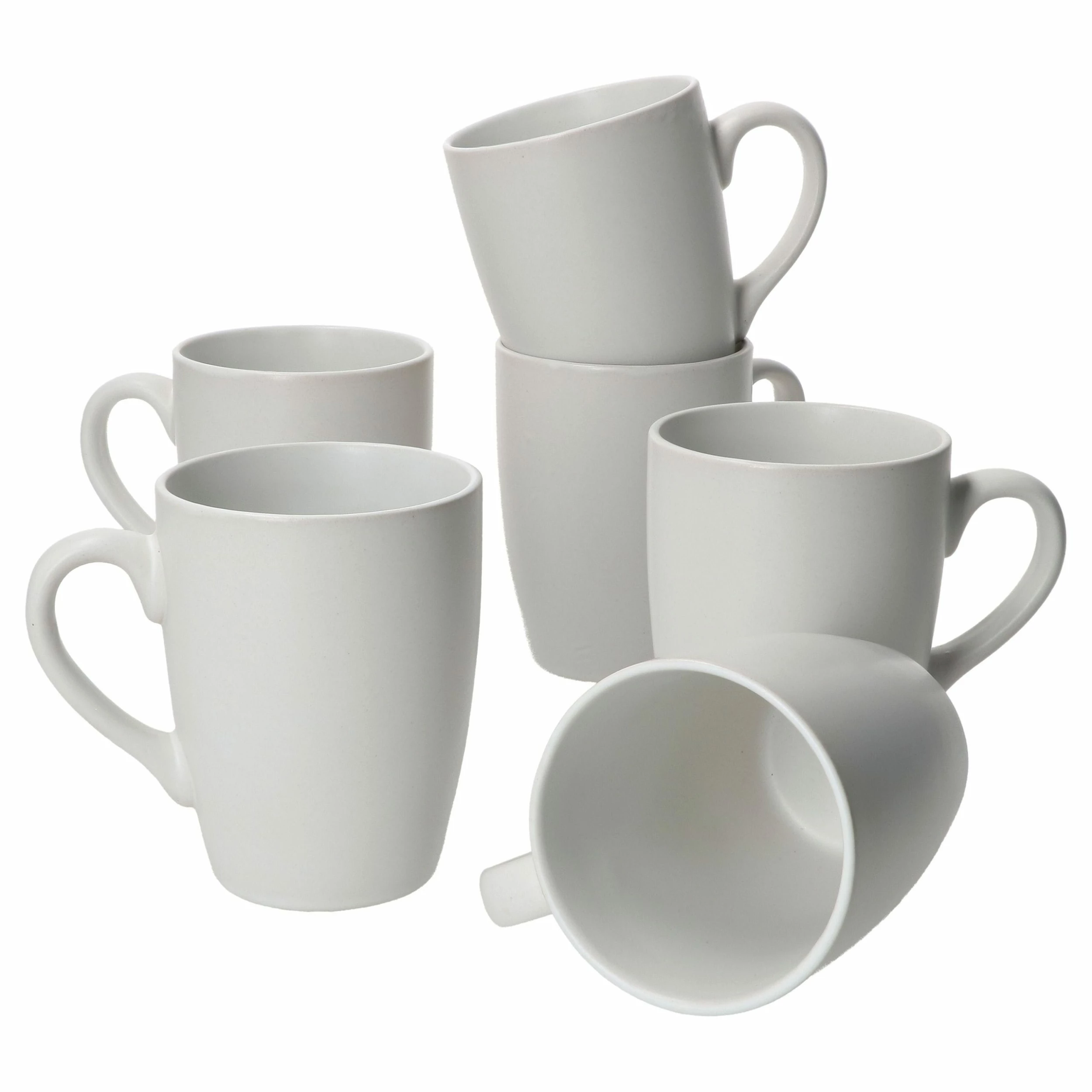 Null 6er Set Kaffeebecher 340ml White Biata Steingut - 24304304 3 Null 6er Set Kaffeebecher 340ml White Biata Steingut - 24304304