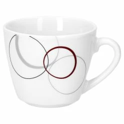 Null 6er Set Kaffeetasse 20cl Und Kaffeeuntertasse 14,5cm Palazzo - Aus Weißem Porzellan Mit Dekor-Kreisen In Grau Und Dunkelrot 15 Null 6er Set Kaffeetasse 20cl Und Kaffeeuntertasse 14,5cm Palazzo - Aus Weißem Porzellan Mit Dekor-Kreisen In Grau Und Dunkelrot -Null Shop def889e7 35e8 460b 9da9 62921f15c732 scaled
