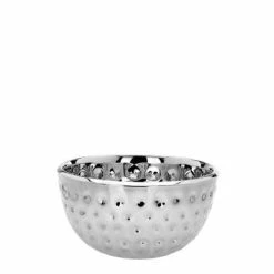Null Edelstahl Schale Rund 28 Cm, Schale In Aufwendiger Hammerschlag-Optik -Null Shop e89a6215 aa71 4e99 8ca9 7c8858f45614