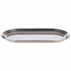 Null Tablett Rund, Gehämmert Edelstahl D: 39,0cm, H: 4,0cm -Null Shop f4312aa6 26bb 496e 8fef 8f95818d0ede
