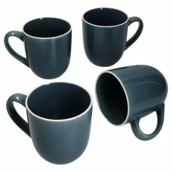 Null 4er Set Kaffeebecher Linus Blau - 403930